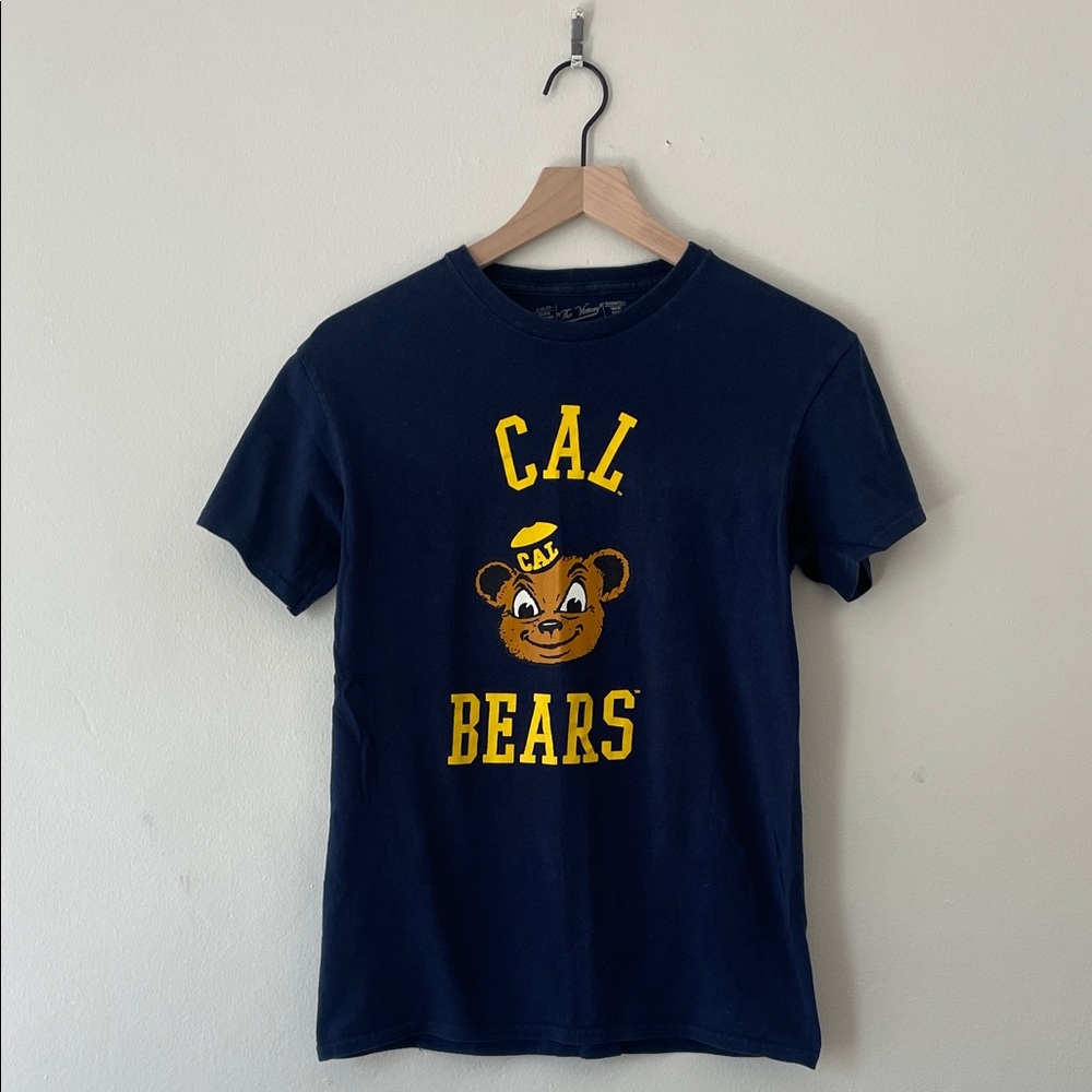 Cal Bears Navy Short Sleeve Tee with Golden Logo